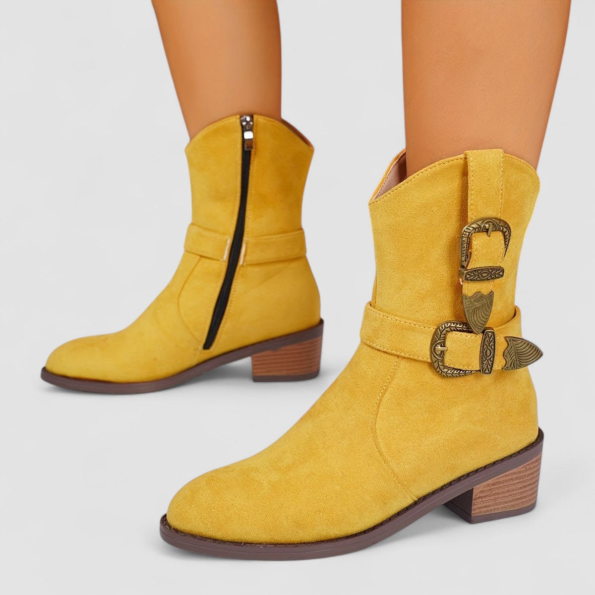 Botas Rosa, vista trasera