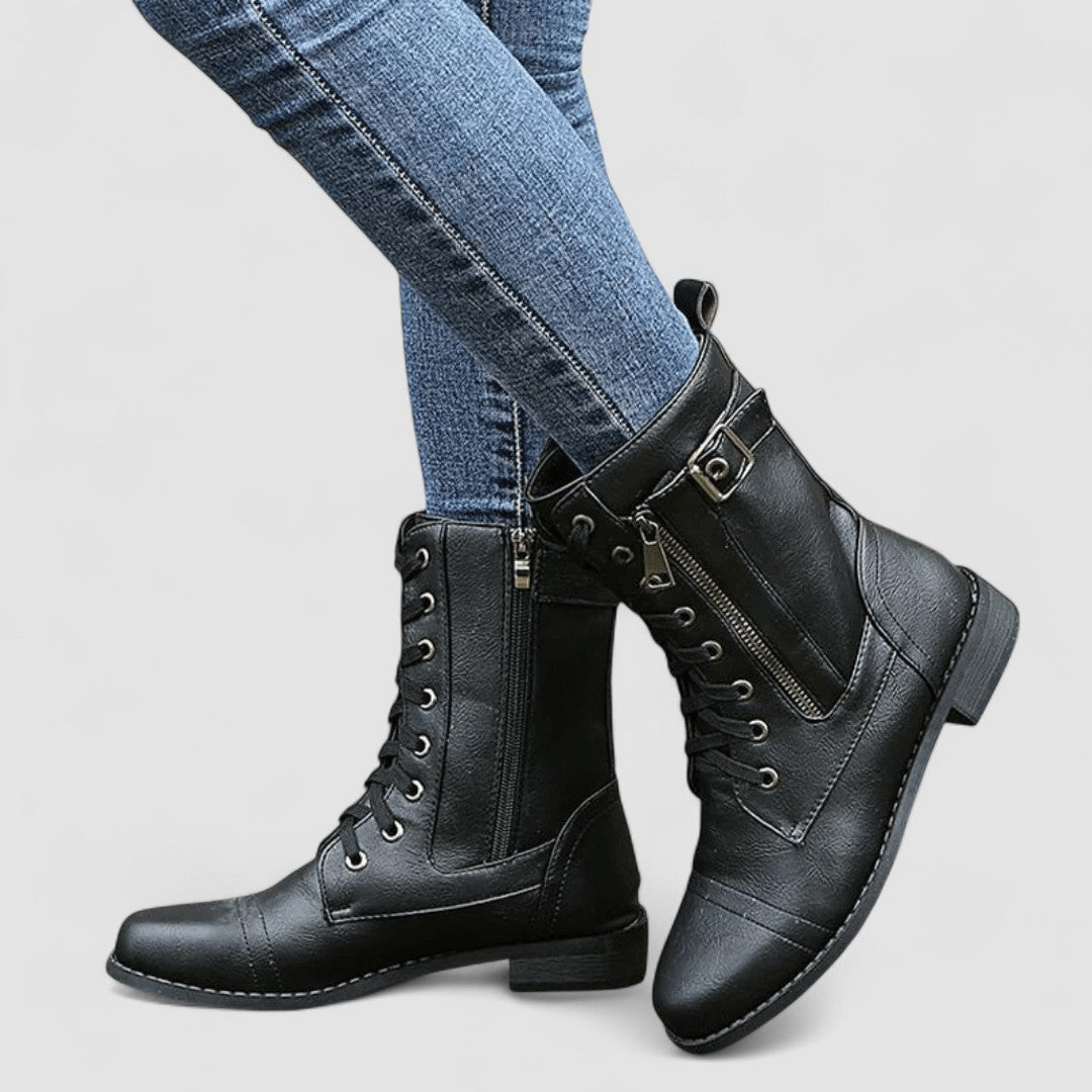 Botas Sylvia, vista lateral