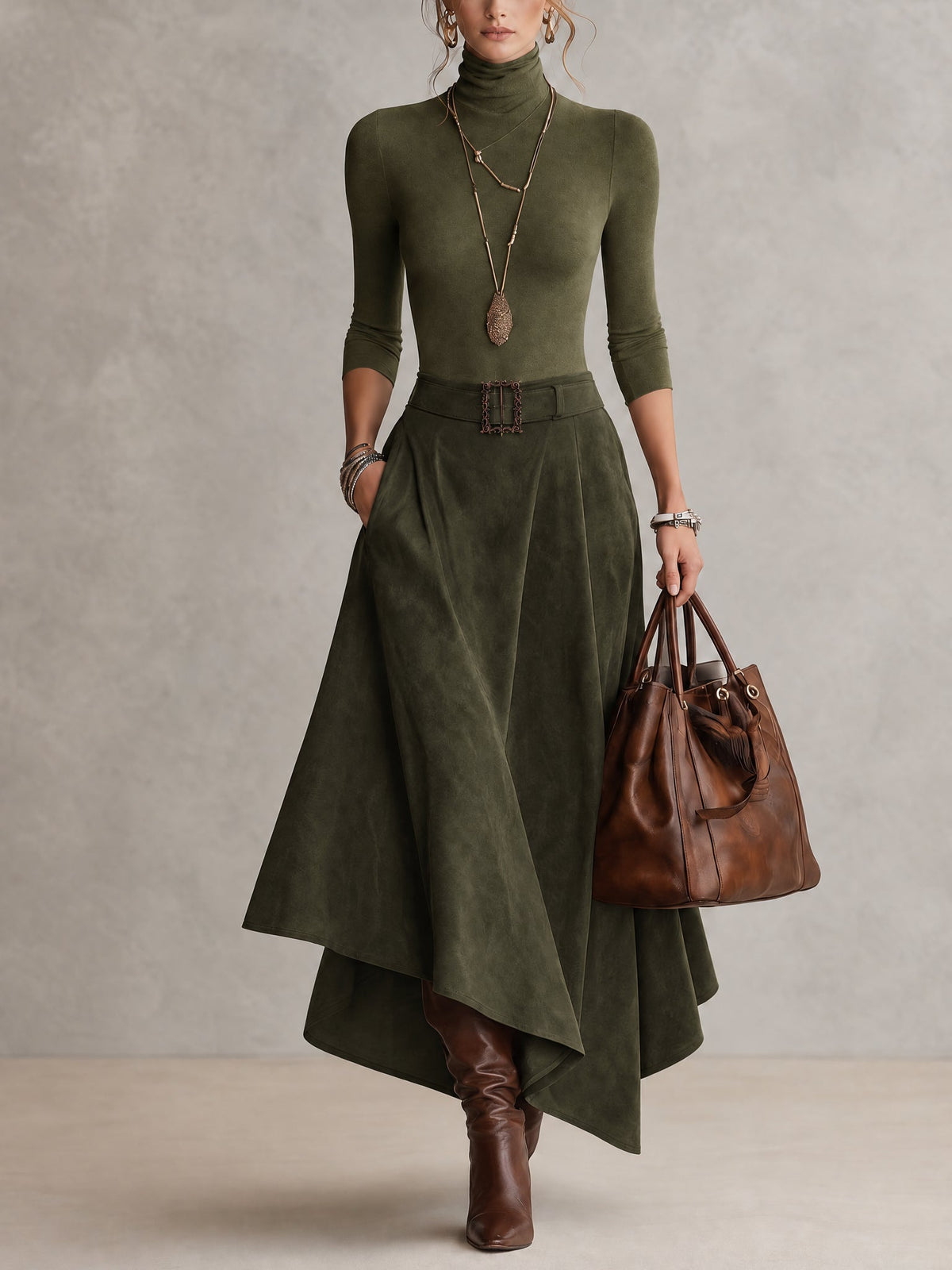 Conjunto Celeste en verde