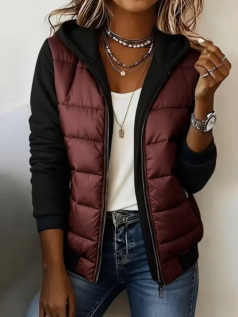 Chaqueta Nati en burdeos