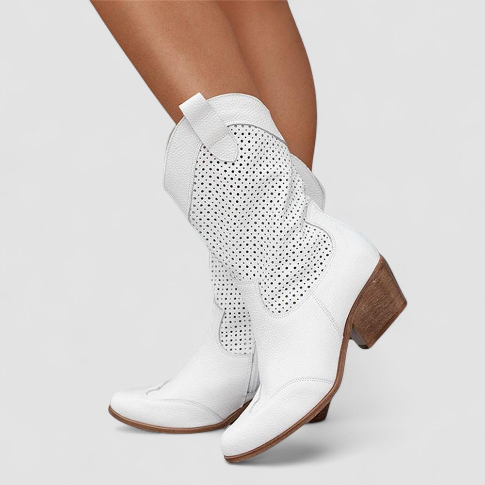 Botas Rachel en blanco
