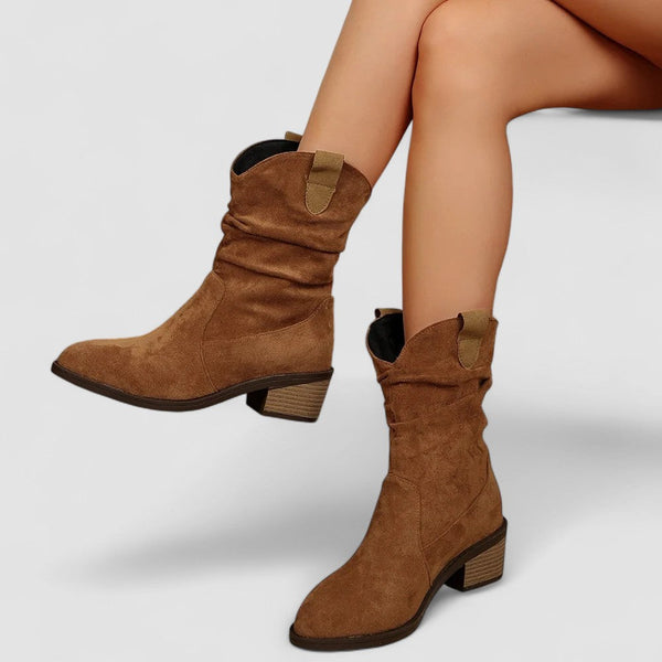 Rachy | Botas de ante con plantilla de gel