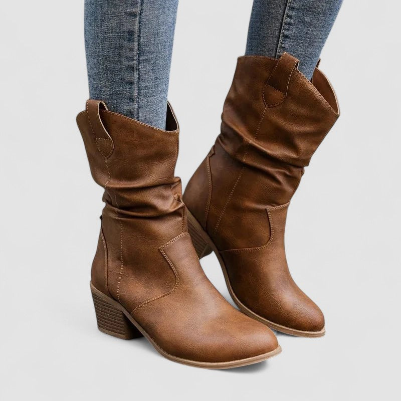Botas Vivian de piel