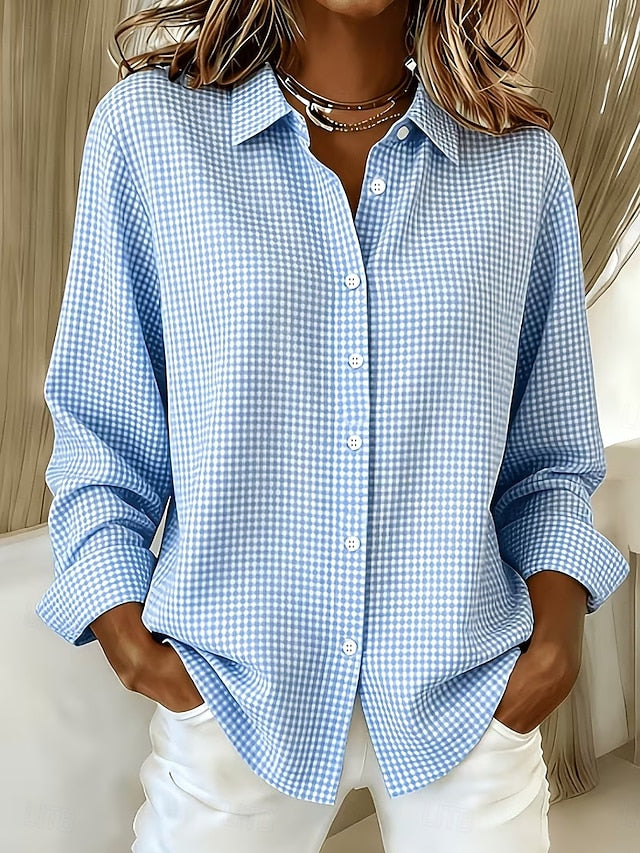 Blusa Lorena en azul cielo