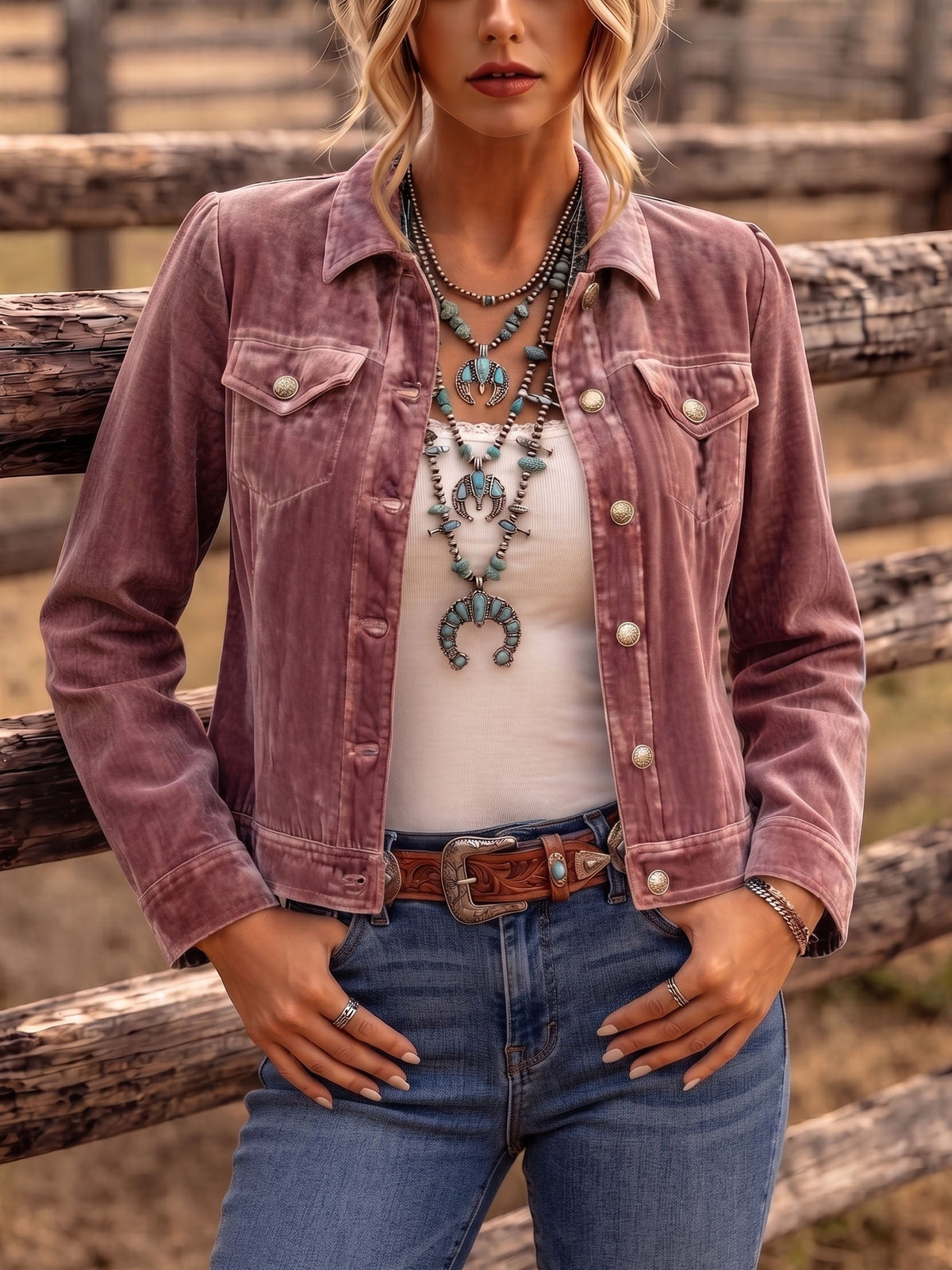 Chaqueta Diana, detalle