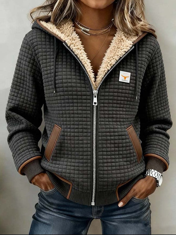 Visi | Chaqueta acolchada con forro de borreguito